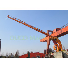 5T Hydraulic Foldable Boom Ship Crane